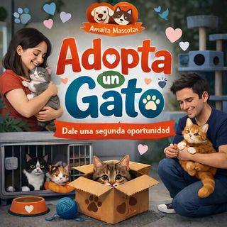 Campaña de adopción felina de Amaita Mascotas en Irún